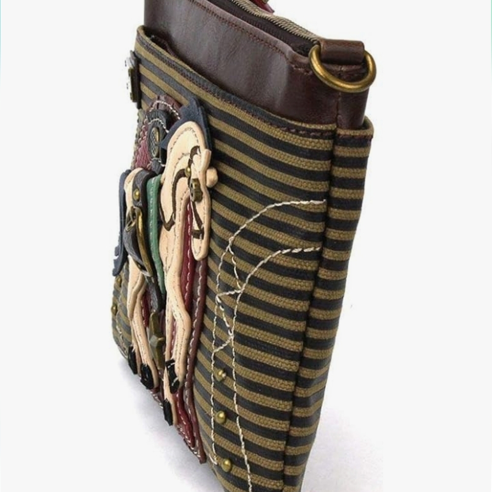 Chala Horse Fabric Mini Crossbody Purse - Picture 4 of 16